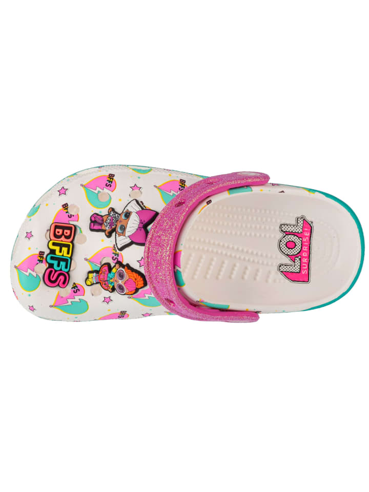 Crocs Crocs LOL Surprise BFF Girls Classic Clog in Weiß günstig kaufen