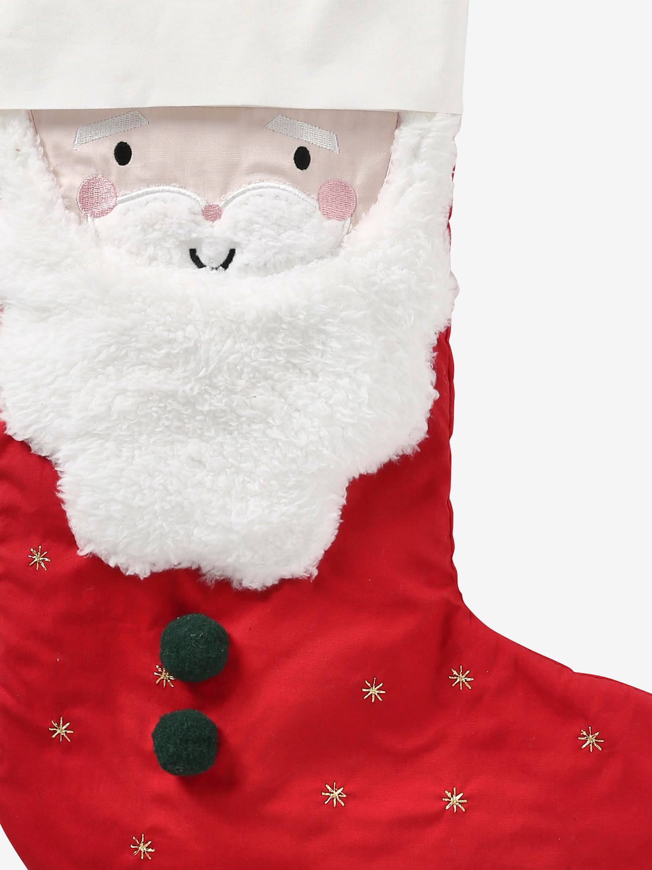 Chaussette de Noël personnalisable Père Noël rouge