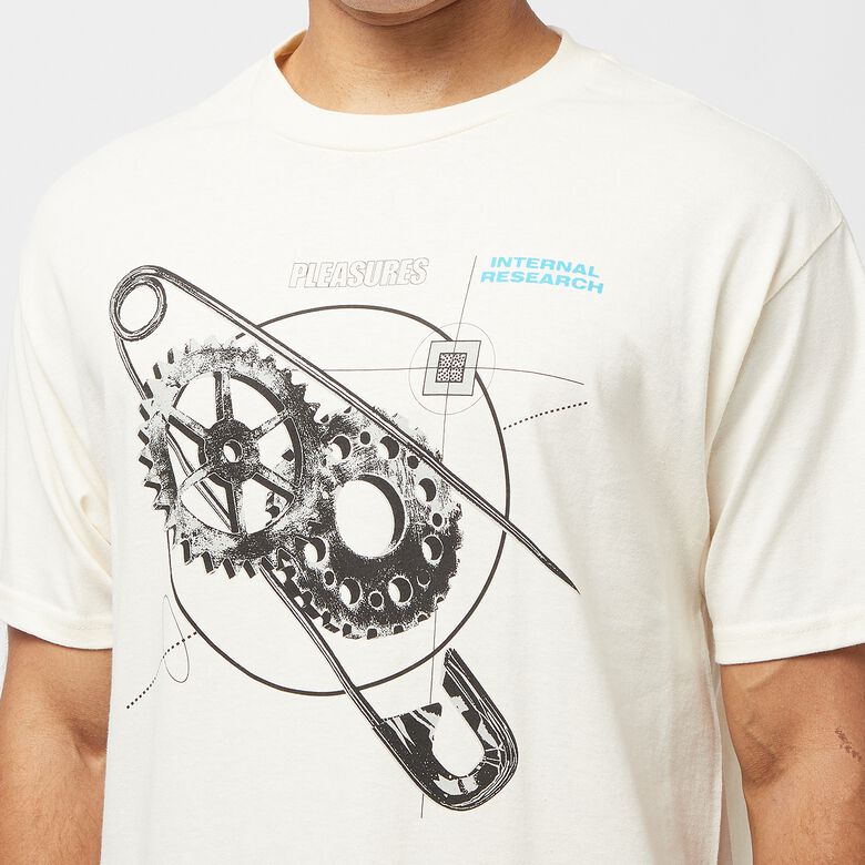 Pleasures Research T-Shirt natural
