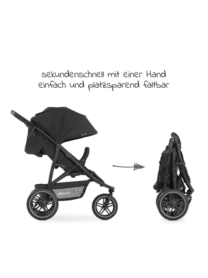 Hauck Buggy Rapid 3R (bis 25 kg) - Black in blau,gruen günstig kaufen onesize