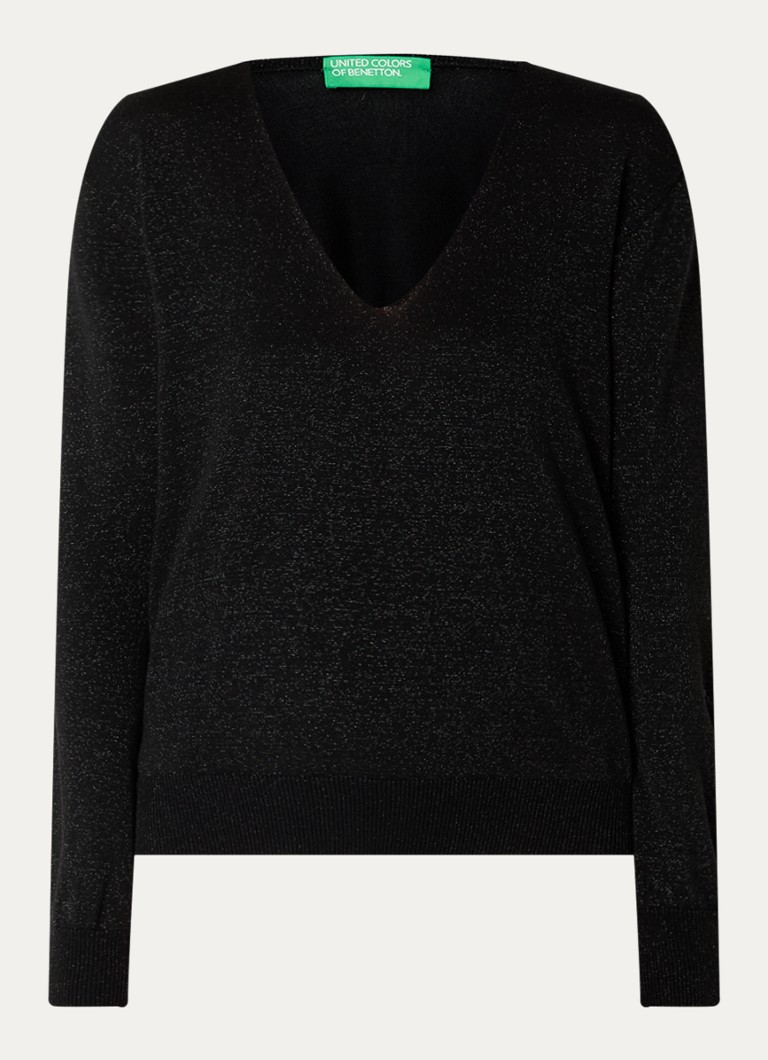 Benetton Fine knit top with lurex