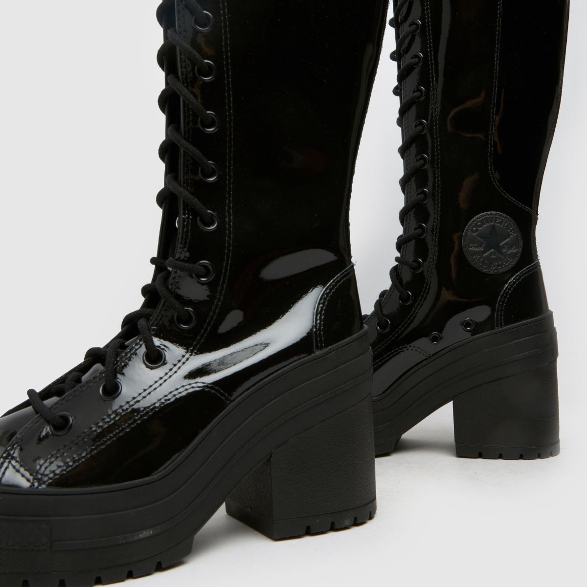 Converse de luxe sarok xx-hi edzőcipő fekete színben