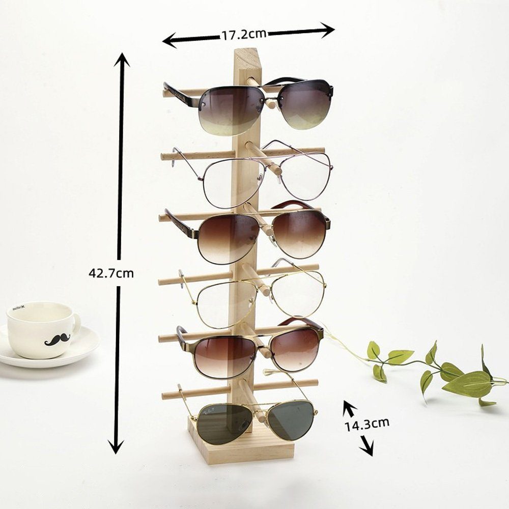 Tian Dee Brillenetui Brillenhalter Brillenständer Kreative Holz Sonnenbrille Rack