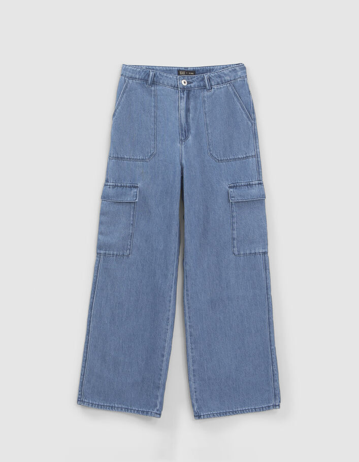 Jean BATTLE bleu extra large fille
