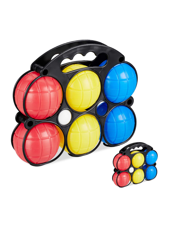 relaxdays 16tlg. Boccia-Spiel in Bunt günstig kaufen onesize