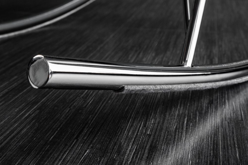 riess-ambiente Schaukelstuhl SCANDINAVIA SWING grau / silber (Einzelartikel, 1 St), Wohnzimmer · Samt · Metall · mit Armlehne · wippbar · Modern Design