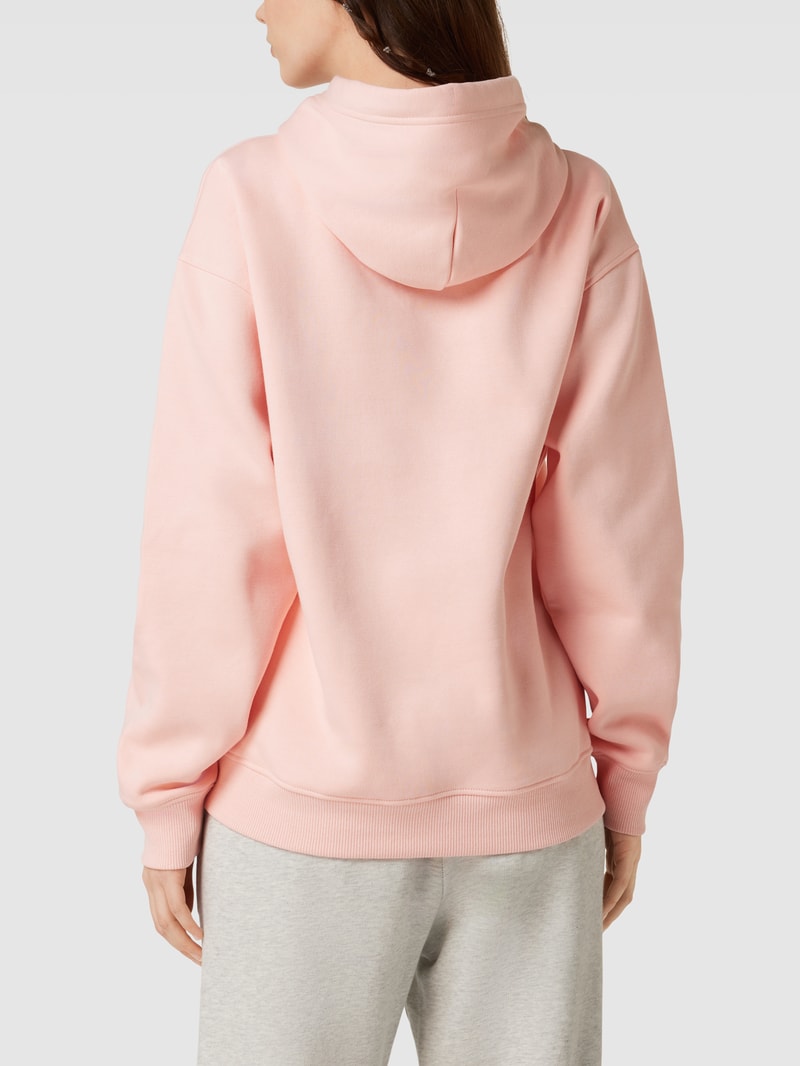 Hoodie mit Label-Stitching Modell 'POP' in apricot
