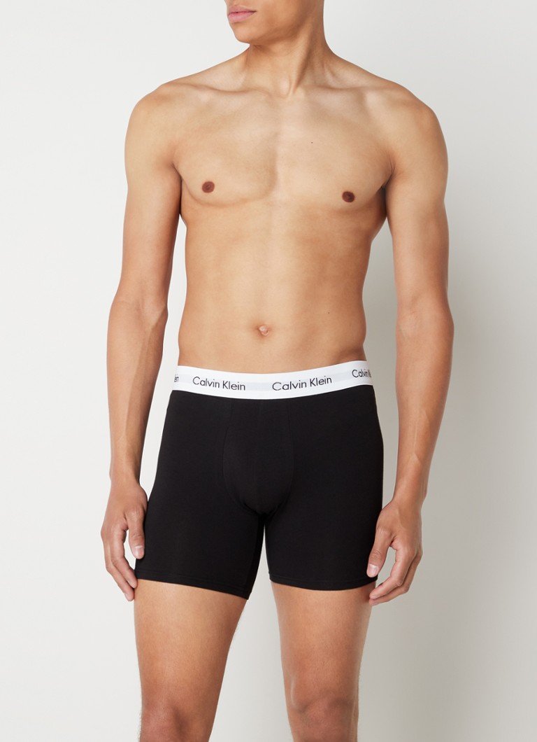 Calvin Klein Boxer Shorts with logo waistband in a 3-pack