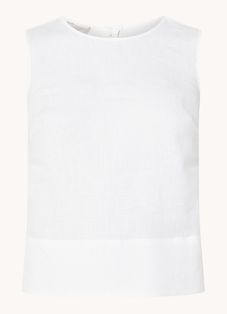 Ärmelloses Leinentop von Hobbs Malindi