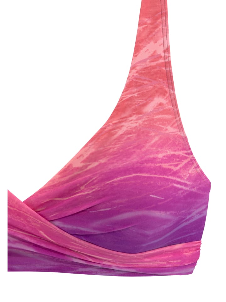 LASCANA Triangel-Bikini in marine-pink günstig kaufen