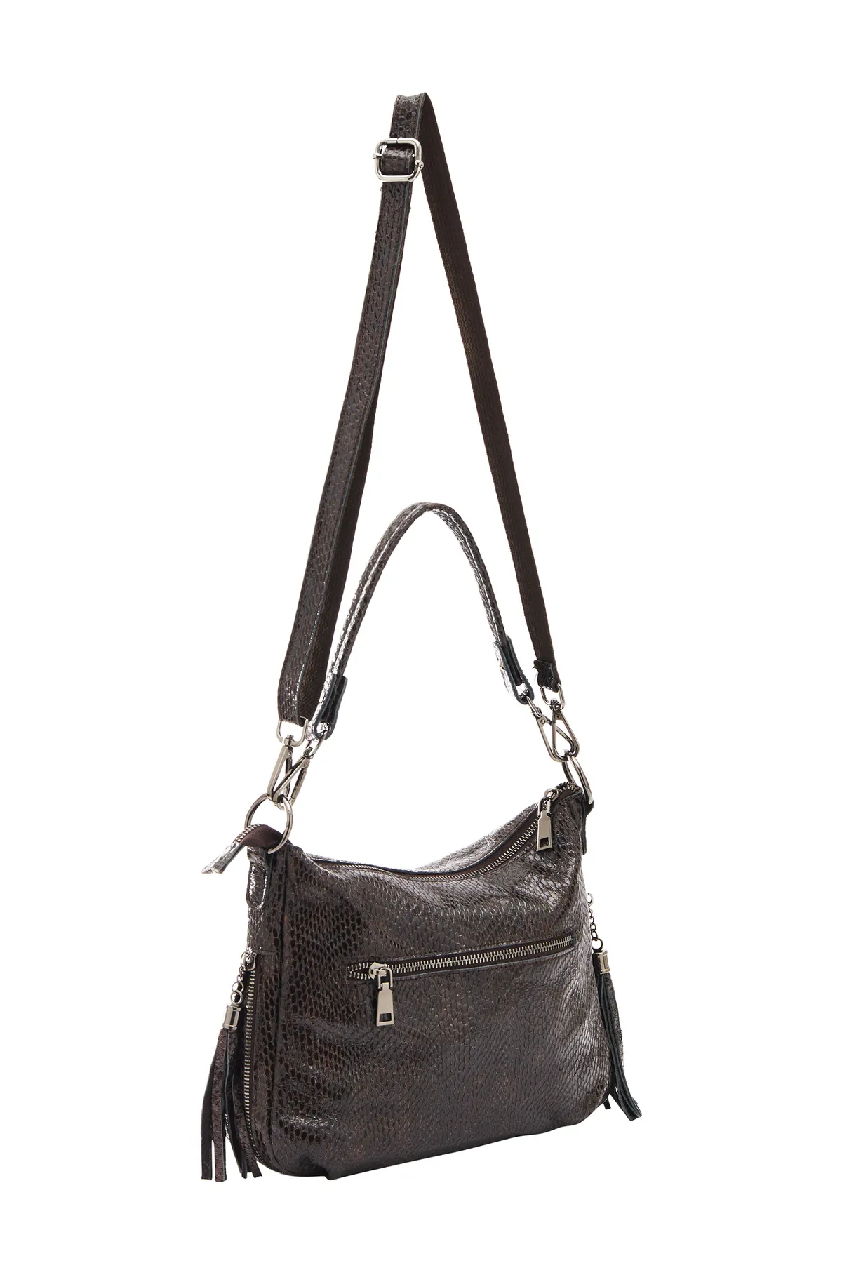 Faina  Clutch - Braun - Unifarben