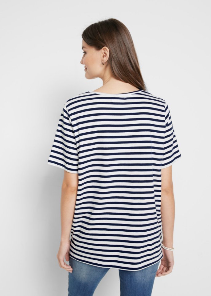 Baumwollshirt, 1/2- Arm