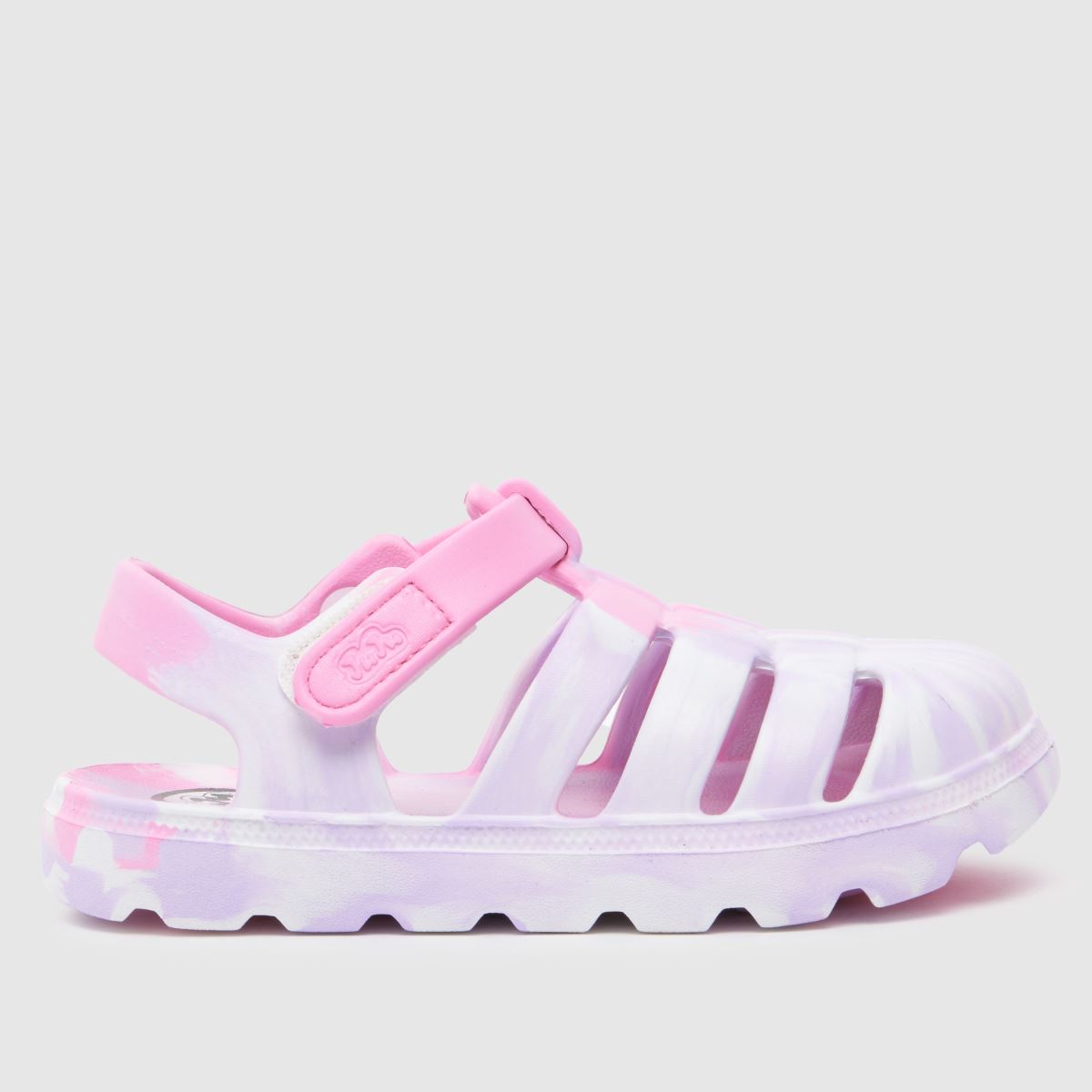 JUJU JELLIES rosa multifärgade cherub flickor juniorsandaler