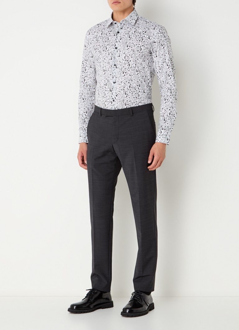 HUGO BOSS H-Hank slim fit srajca s potiskom