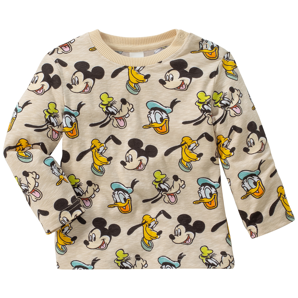 Micky Maus Langarmshirt mit Allover-Print
