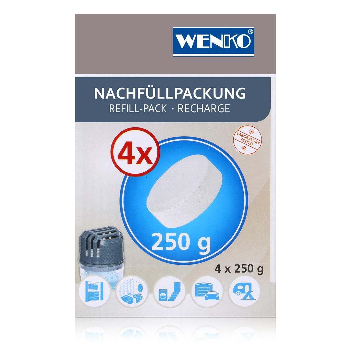 WENKO Luftentfeuchter Wenko Entfeuchter Tab Nachfüllpackung 4x250g - 50210100 Raumfeuchter