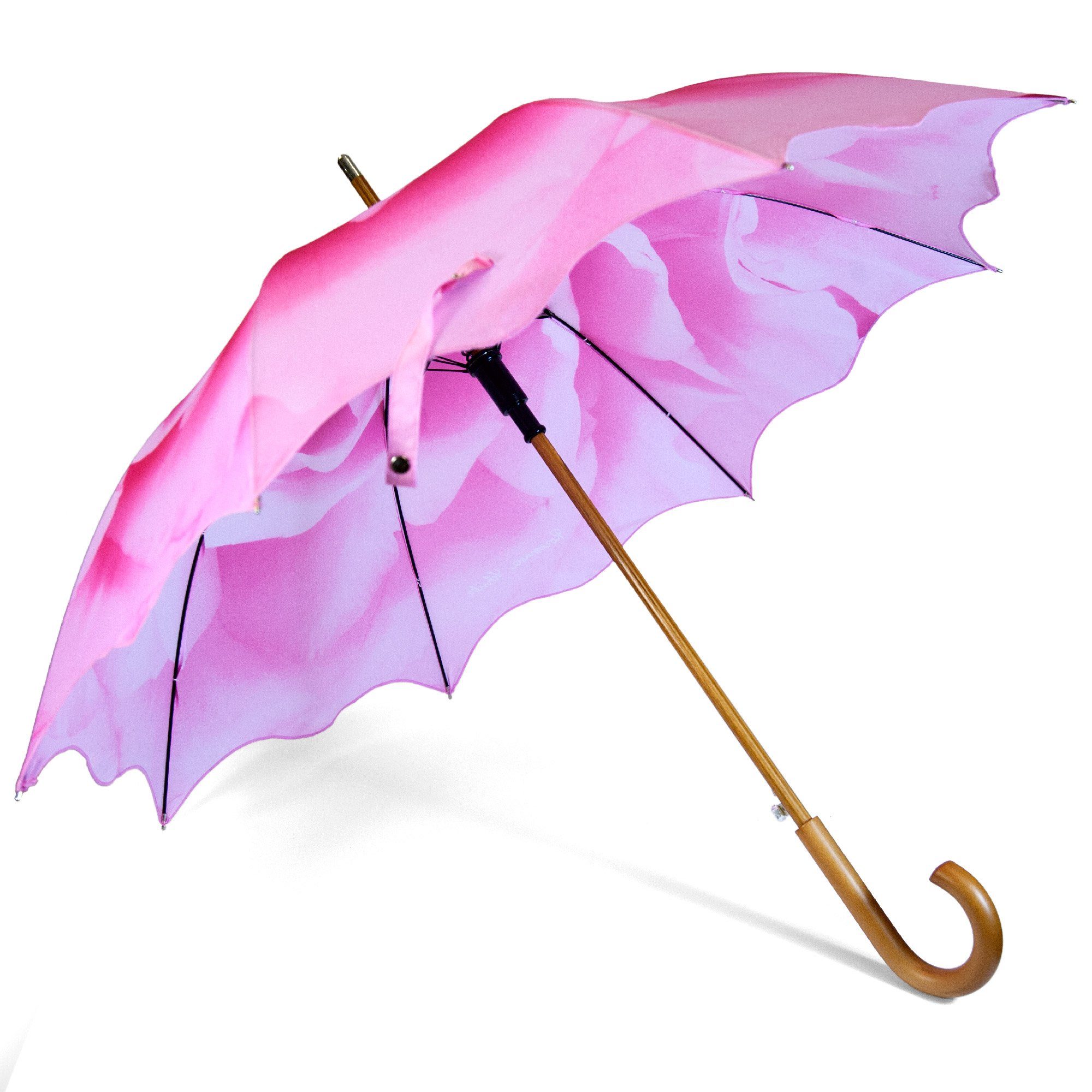 ROSEMARIE SCHULZ Heidelberg Stockregenschirm Stockschirm Motiv Rose Regenschirm für Damen
