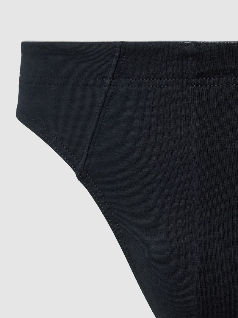 Slip in unifarbenem Design im 3er-Pack in schwarz