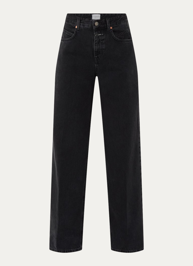 Jeans Nikka a vita media e gamba larga in cotone biologico