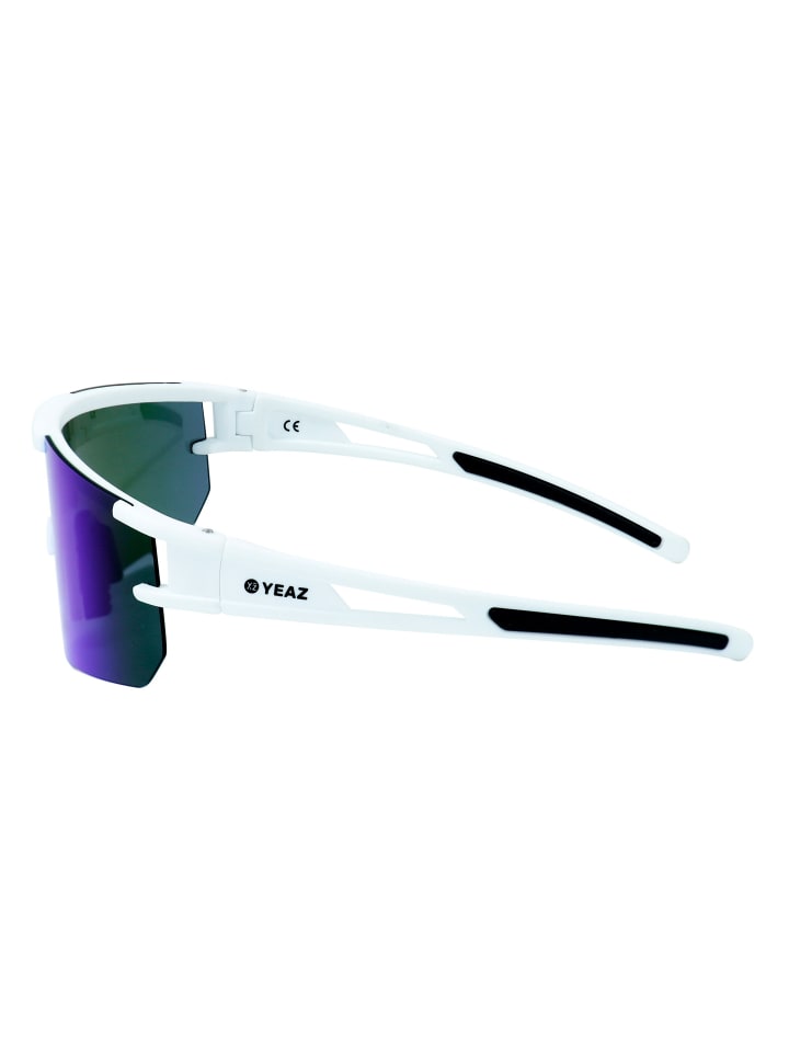 YEAZ SUNSPARK Sport-Sonnenbrille Bright White/Blue in blau günstig kaufen onesize
