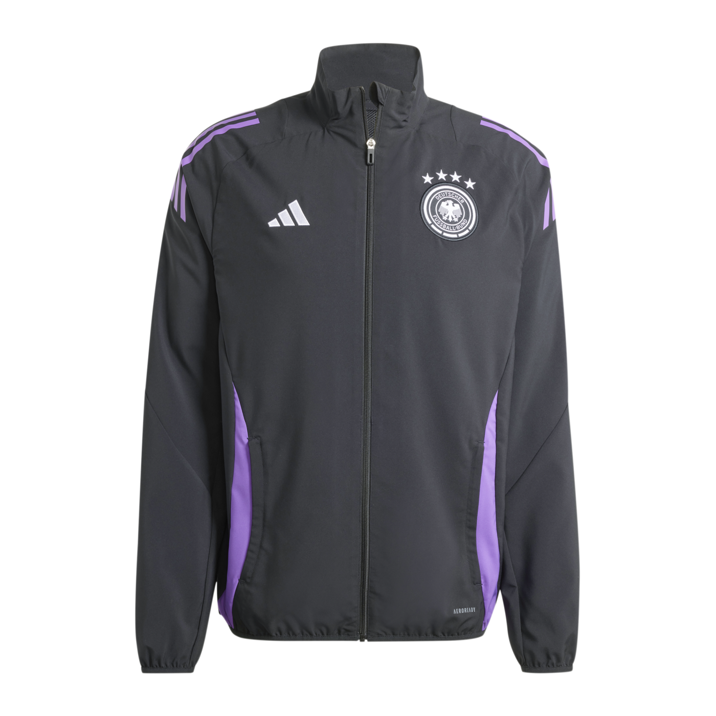 adidas DFB Deutschland Prematch Jacke EM 2024 Schwarz