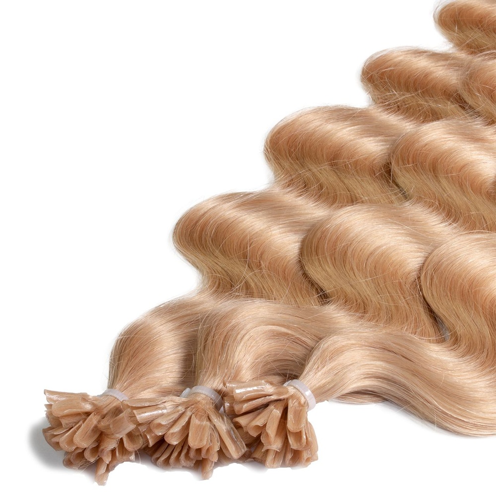 hair2heart Extensions à chaud Bonding Premium cheveux naturels #18 Noisette 0.5g extensions