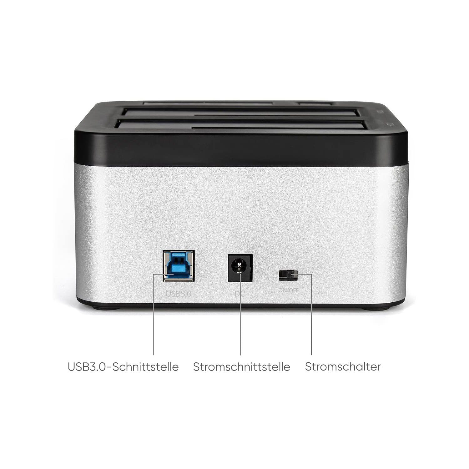 Salcar Festplatten-Dockingstation USB 3.0 Offline Klon Dockingstation