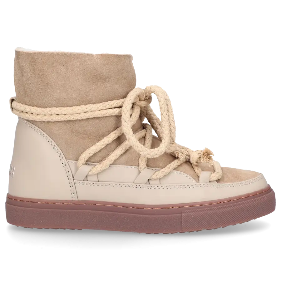 INUIKII - Snowboots CLASSIC Veloursleder - beige