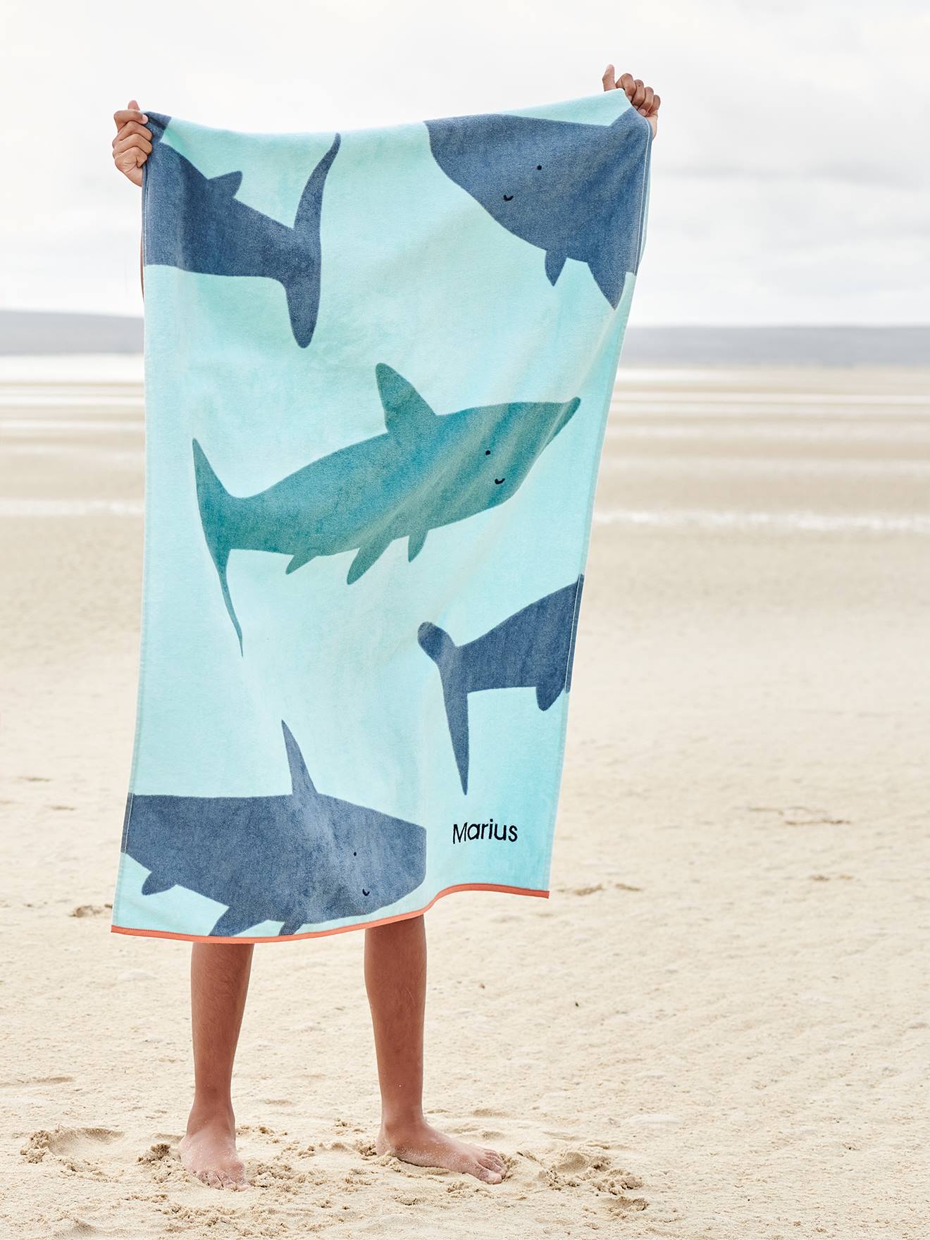 Serviette de plage / de bain POP personnalisable rose