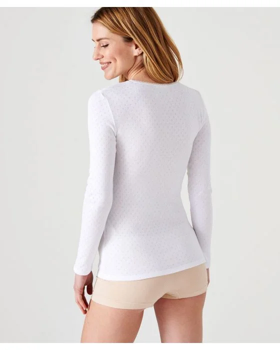 Tee-shirt maille ajourée Thermolactyl