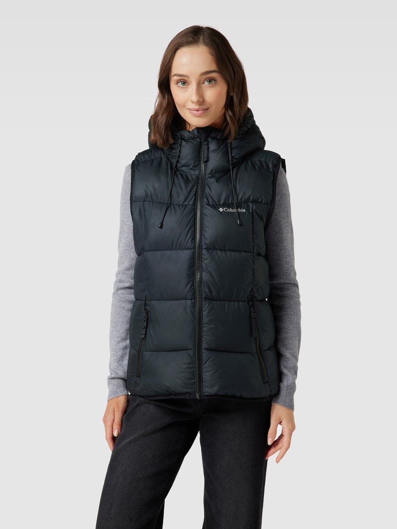 Steppweste mit Kapuze Modell 'PIKE LAKE II INSULATED VEST' in schwarz