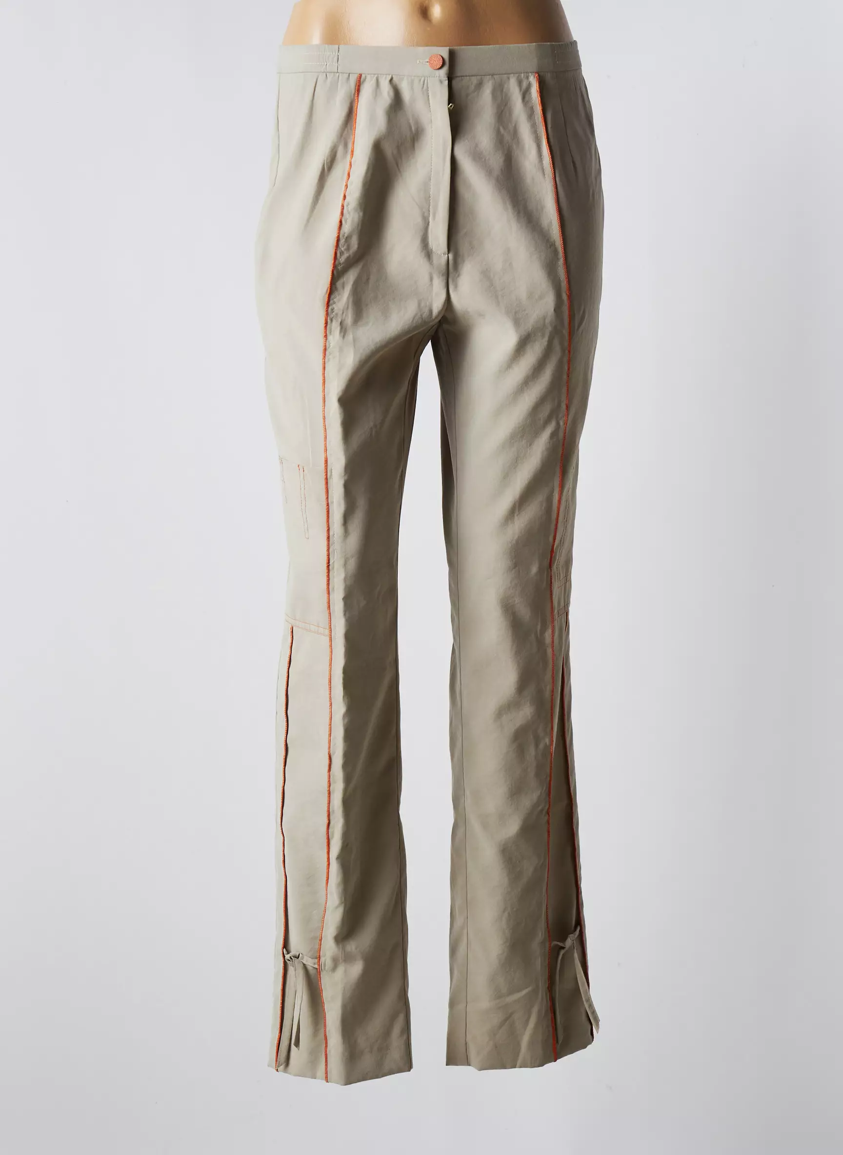 Guitard Pantalons Droits Femme couleur beige