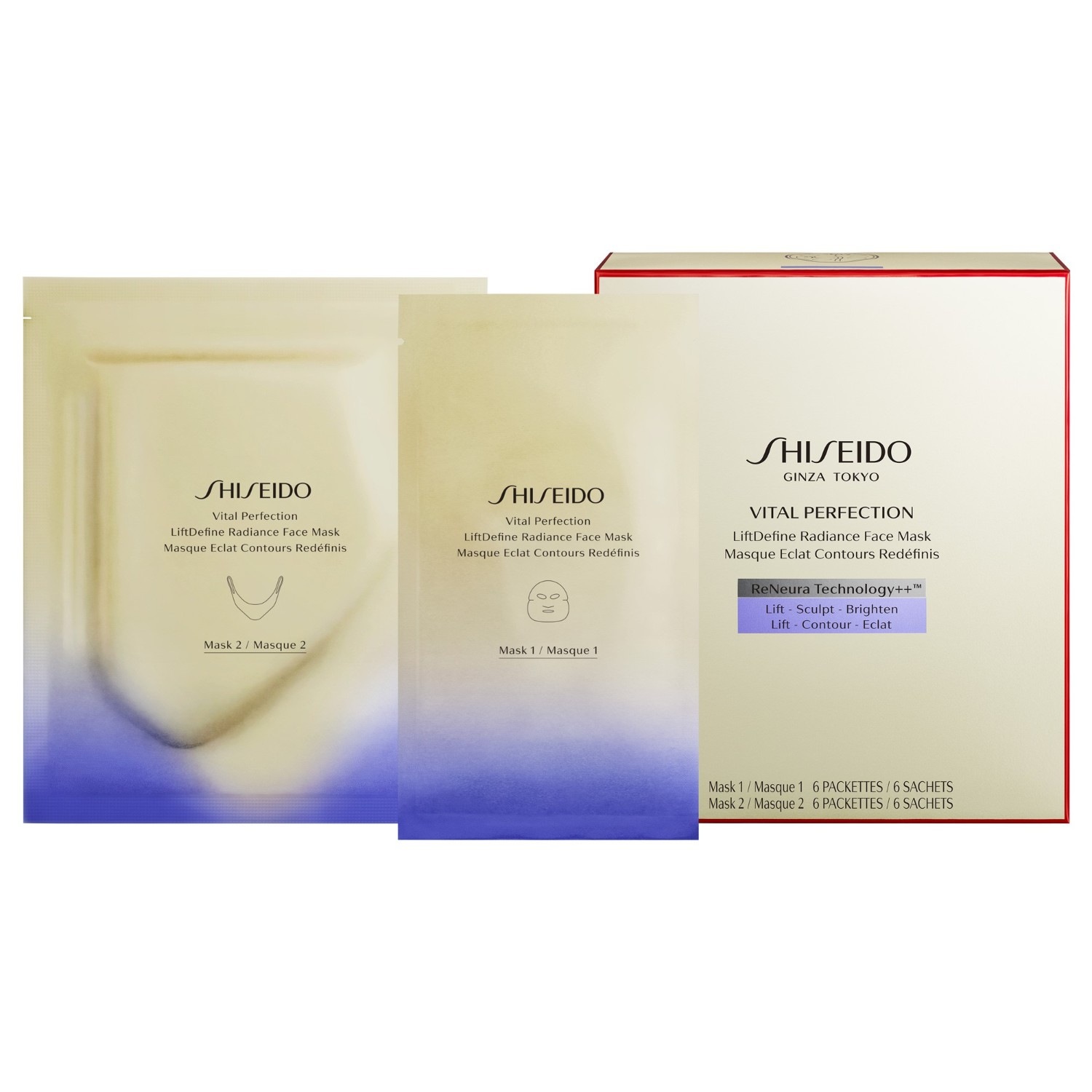 Mască Shiseido Radiance pentru contururi redefinite