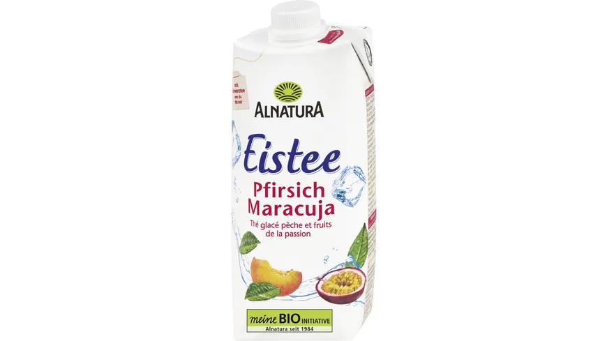 Alnatura Bio Eistee Pfirsich-Maracuja 500 ml
