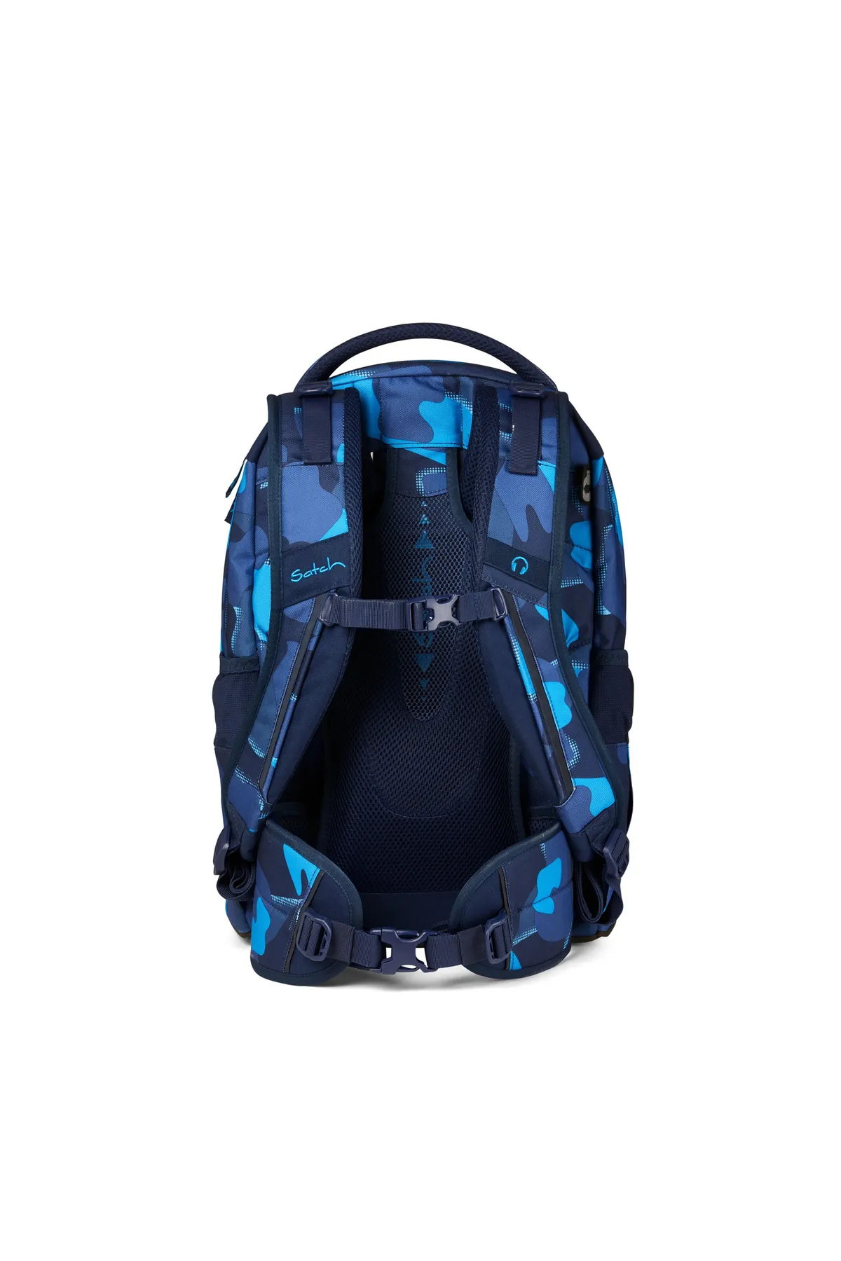 satch  Schulrucksack - Blau - Unifarben