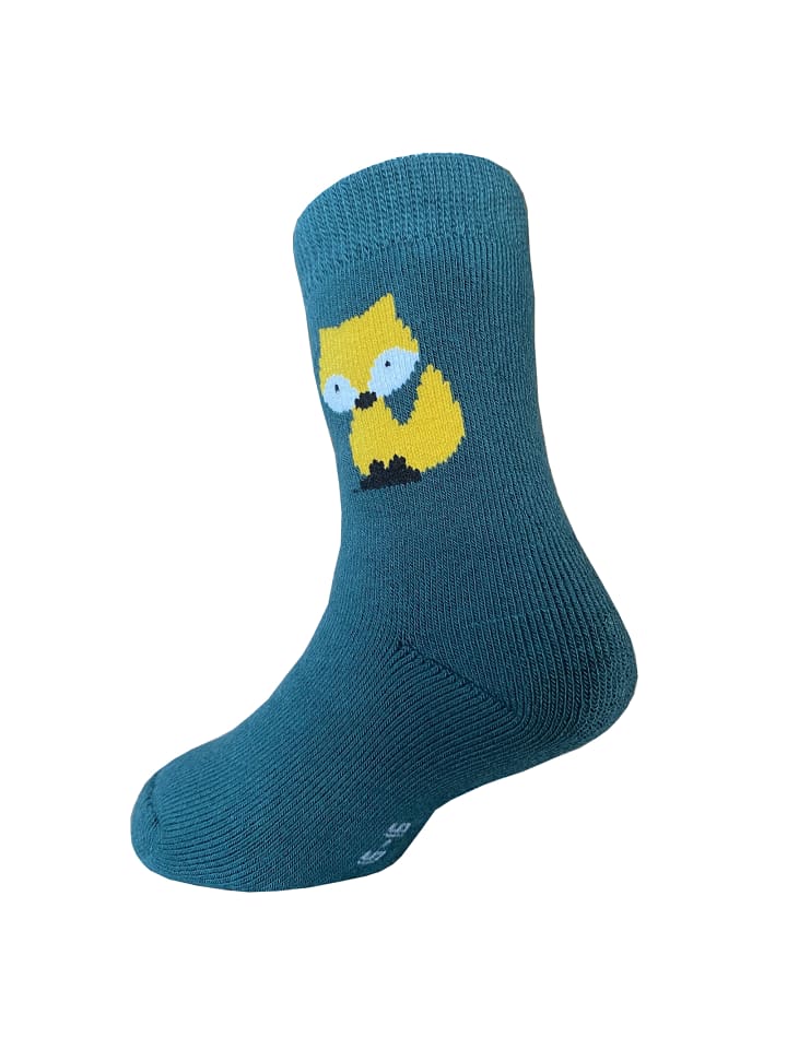 Yalion 3er-Set: Weiche Socken Vollplüsch Fuchs in Grün  günstig kaufen