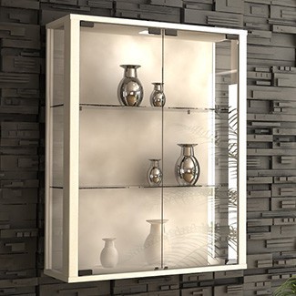 VCM Sammelvitrine Udina ohne Beleuchtung Buche