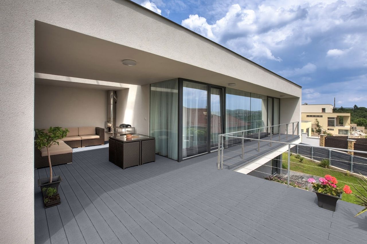 Home Deluxe WPC Terrassendielen SAMANA hellgrau 10m² (2,20 m)