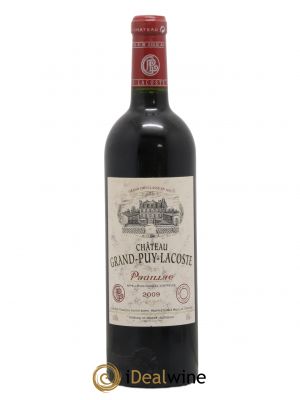 Château Grand Puy Lacoste 5ème Grand Cru Classé  2009 - Lot de 1 Bouteille