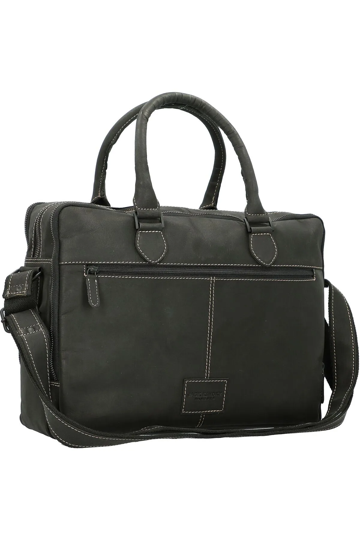 Jack Kinsky  Messenger Bag - Grau - Unifarben