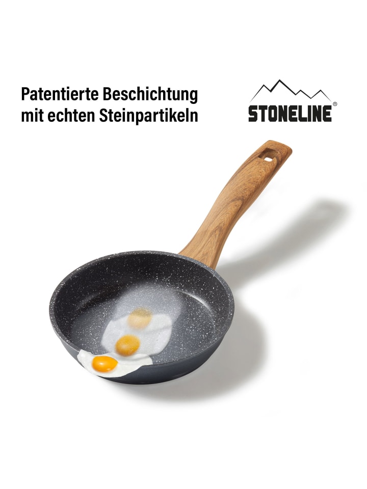 Stoneline Bratpfanne 18 cm | ohne Deckel in Grau günstig kaufen Ø 18 cm