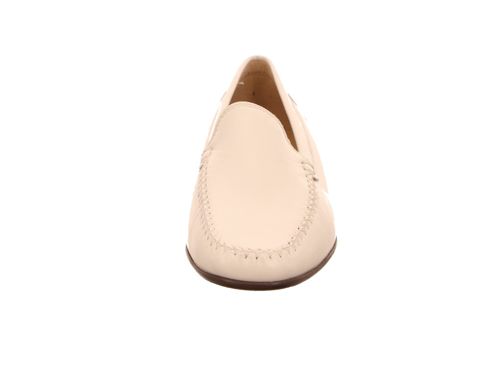 SIOUX Klassische Slipper weiss campina