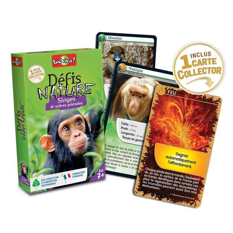 Défis nature - singes et autres primates Bioviva