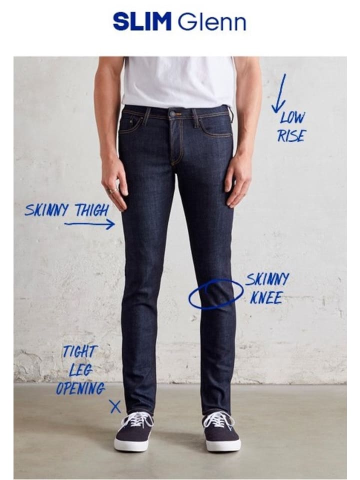 Jack & Jones Jeans GLENN Skinny Tapered JJI GLENN ORIGINAL AM in Schwarz günstig kaufen