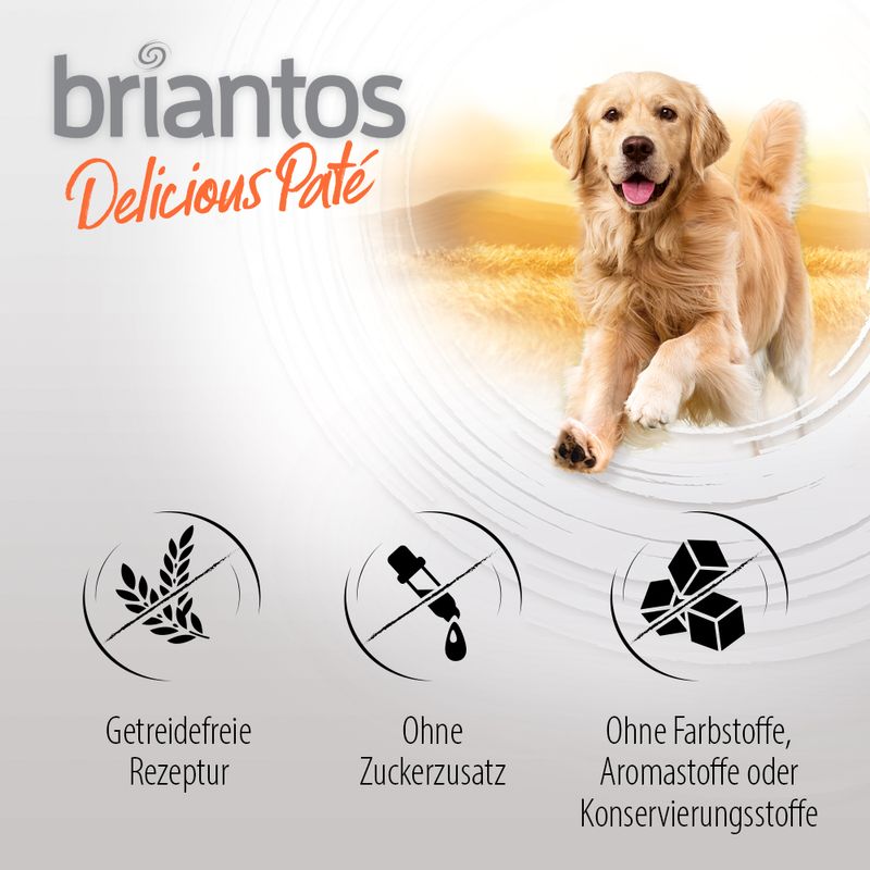 Sparpaket Briantos Delicious Paté 24 x 800 g