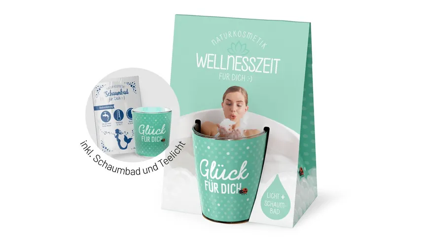 Geschenk für Dich Wellnesszeit Glück