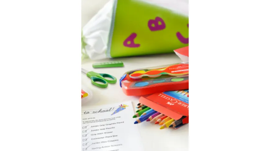 FABER-CASTELL Farbstift Grip Jumbo 8+1+1 Etui