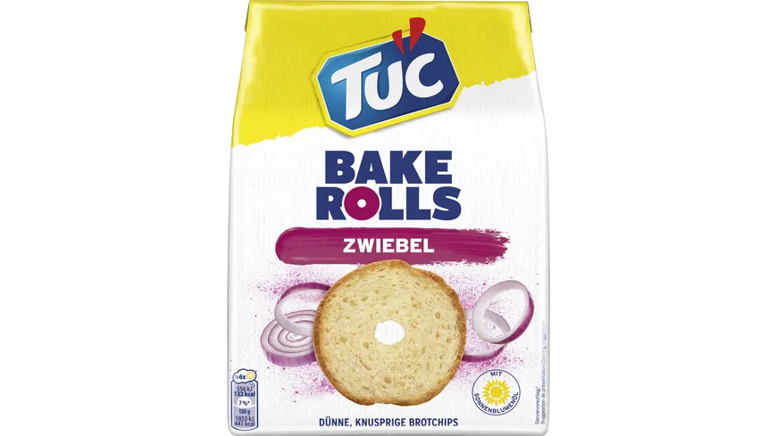 TUC Brotchips Bake Rolls Zwiebel 150 g
