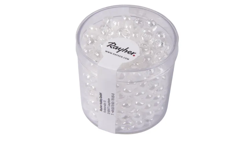 Rayher Glas-Großlochradl, 6mm ø 55 g