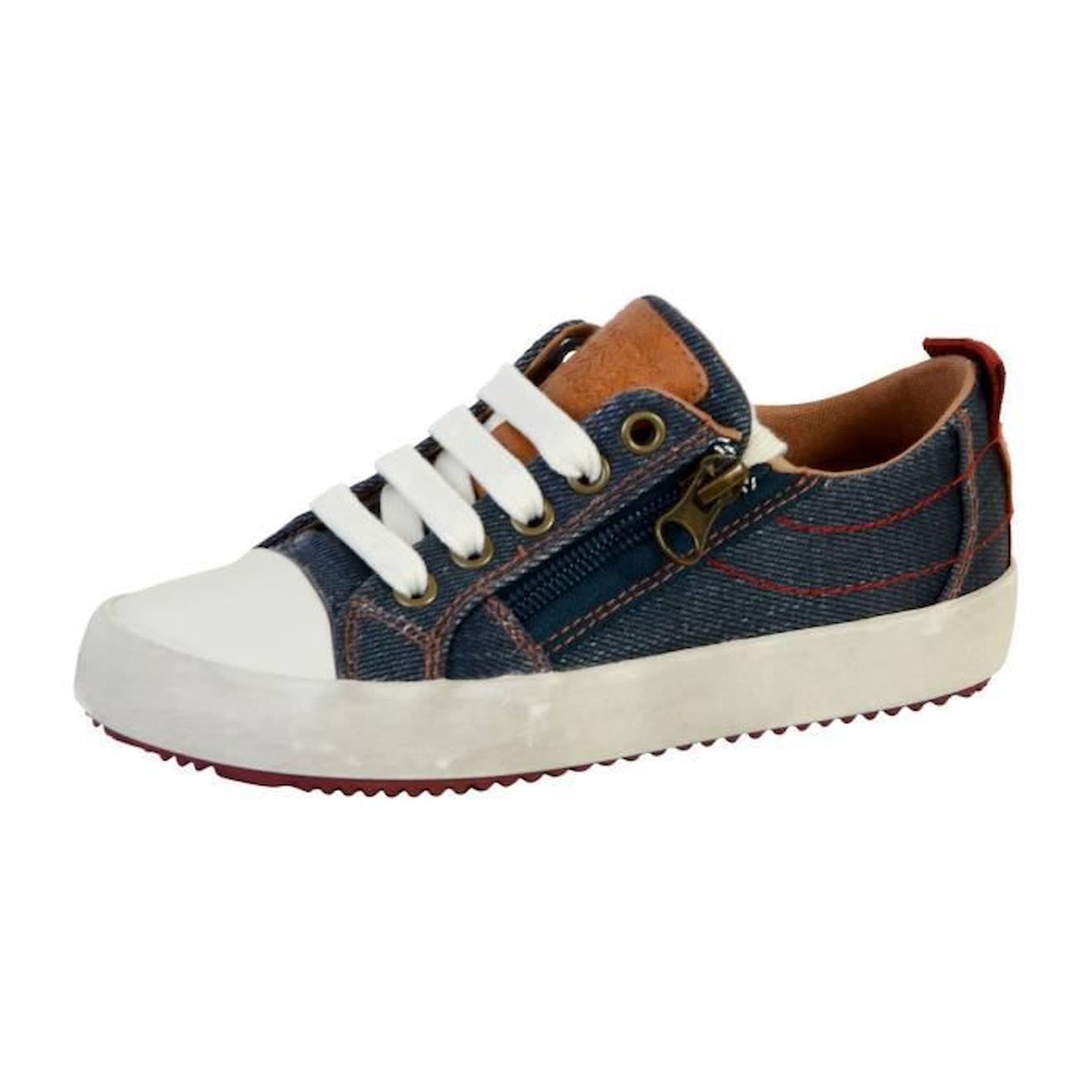 Basket Geox Enfant J Alonisso B.D bleu